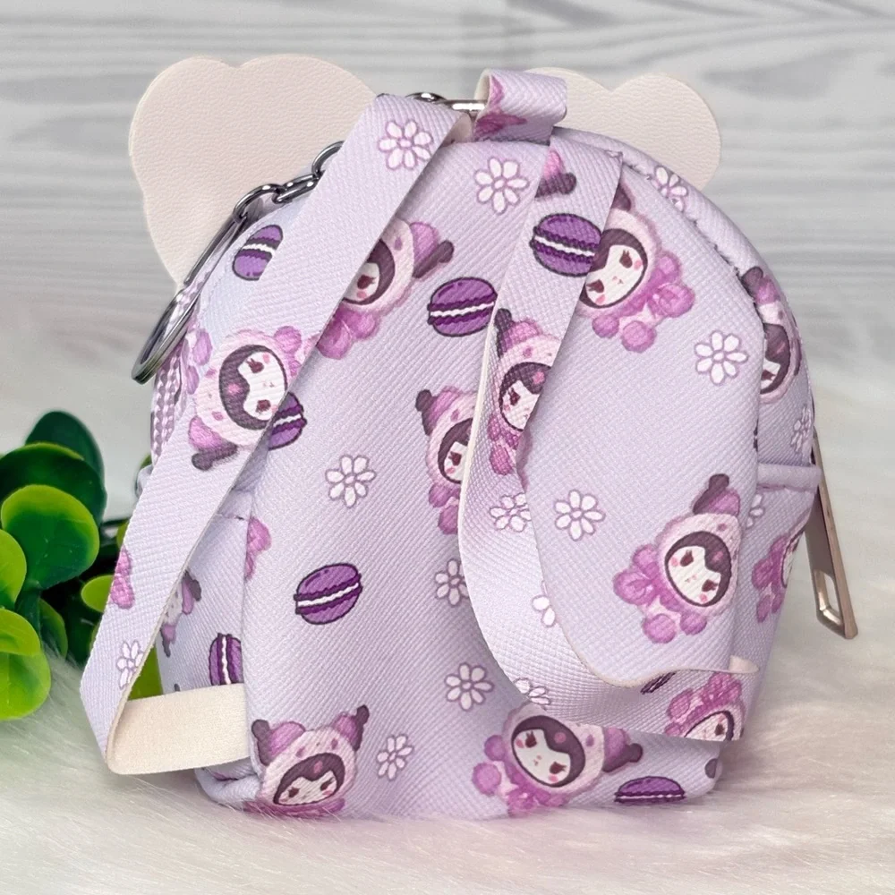 Kuromi Mini Backpack Keychain/Bag Charm - Picture 4 of 7
